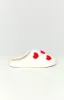 Sweetheart Sole White Love Heart Slippers sold by Beginning Boutique