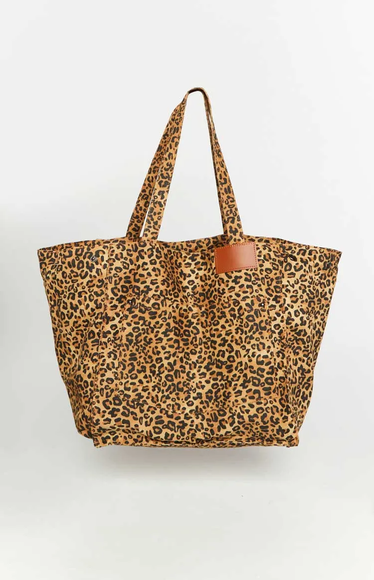 Lovage Leopard Tote Bag sold by Beginning Boutique product image thumbnail 5
