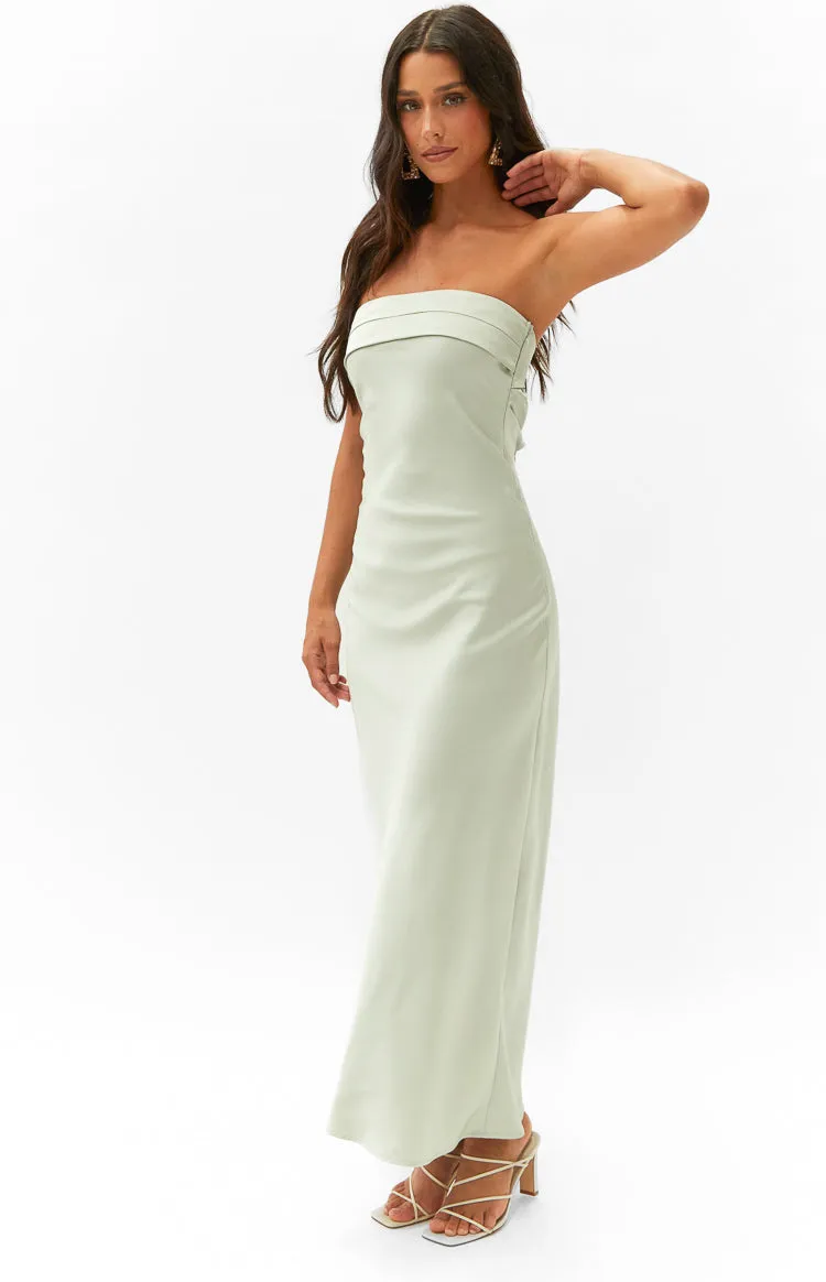 Maiah Sage Maxi Dress sold by Beginning Boutique product image thumbnail 4