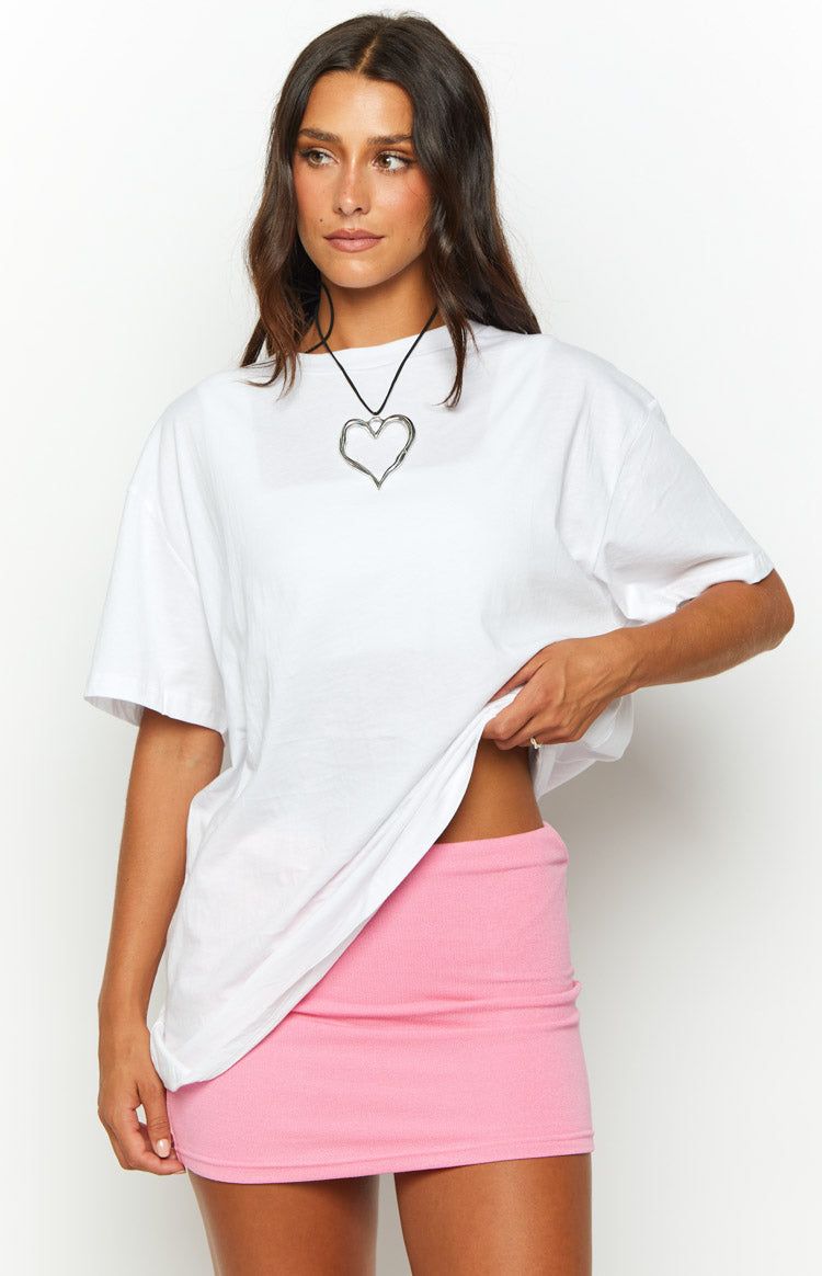Watermelon Sugar White Print Oversized Tee sold by Beginning Boutique product image thumbnail 6