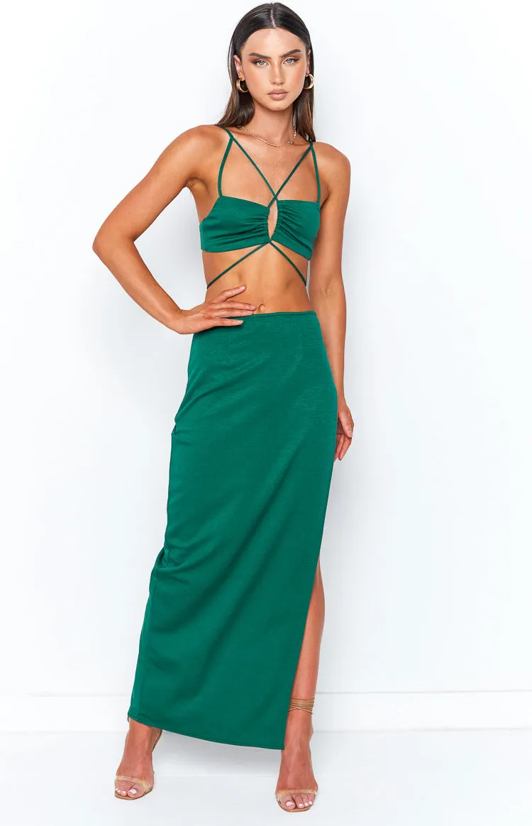 Celeste Emerald Bralette Top sold by Beginning Boutique product image thumbnail 5