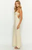 Beverley Cream Mesh Maxi Dress sold by Beginning Boutique