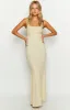 Beverley Cream Mesh Maxi Dress sold by Beginning Boutique