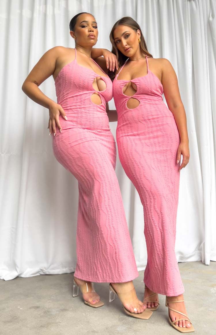 Mandy Pink Maxi Dress sold by Beginning Boutique product image thumbnail 4