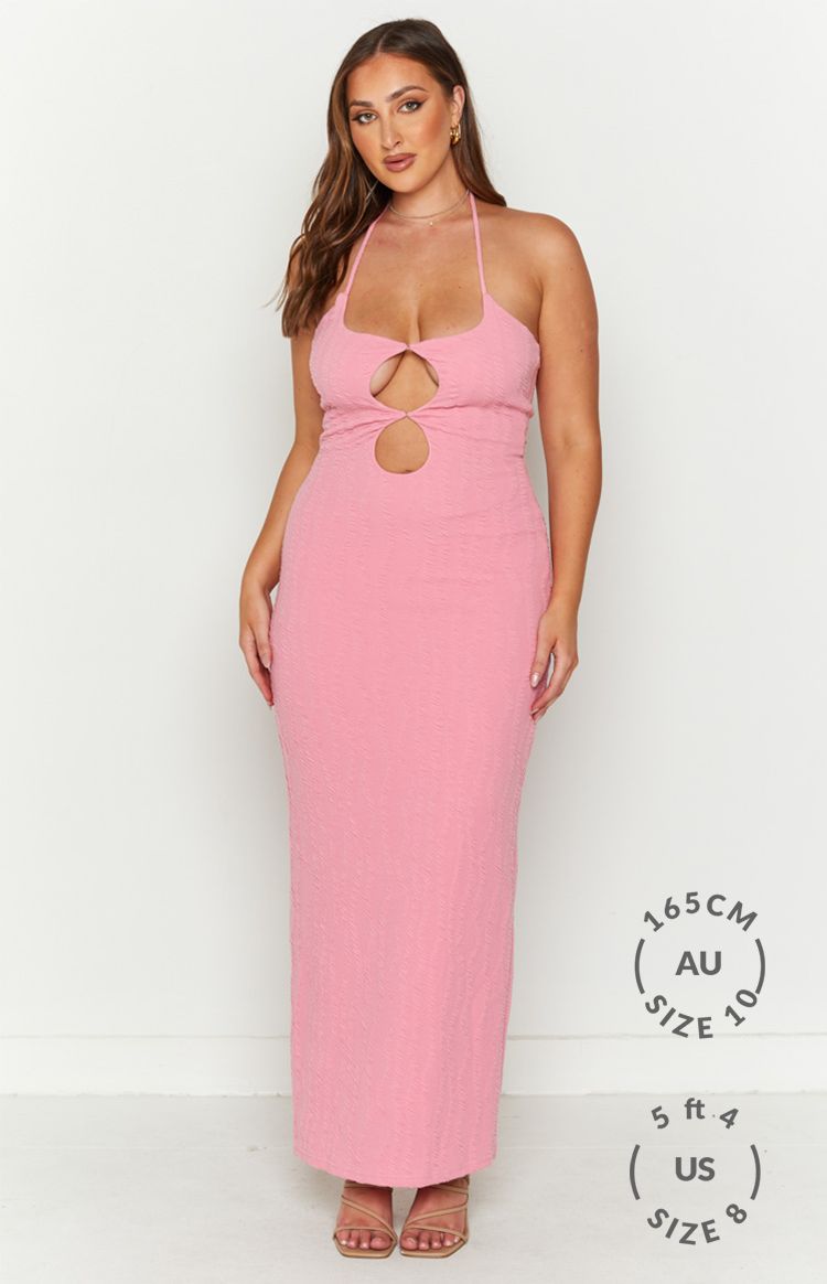 Mandy Pink Maxi Dress sold by Beginning Boutique product image thumbnail 5