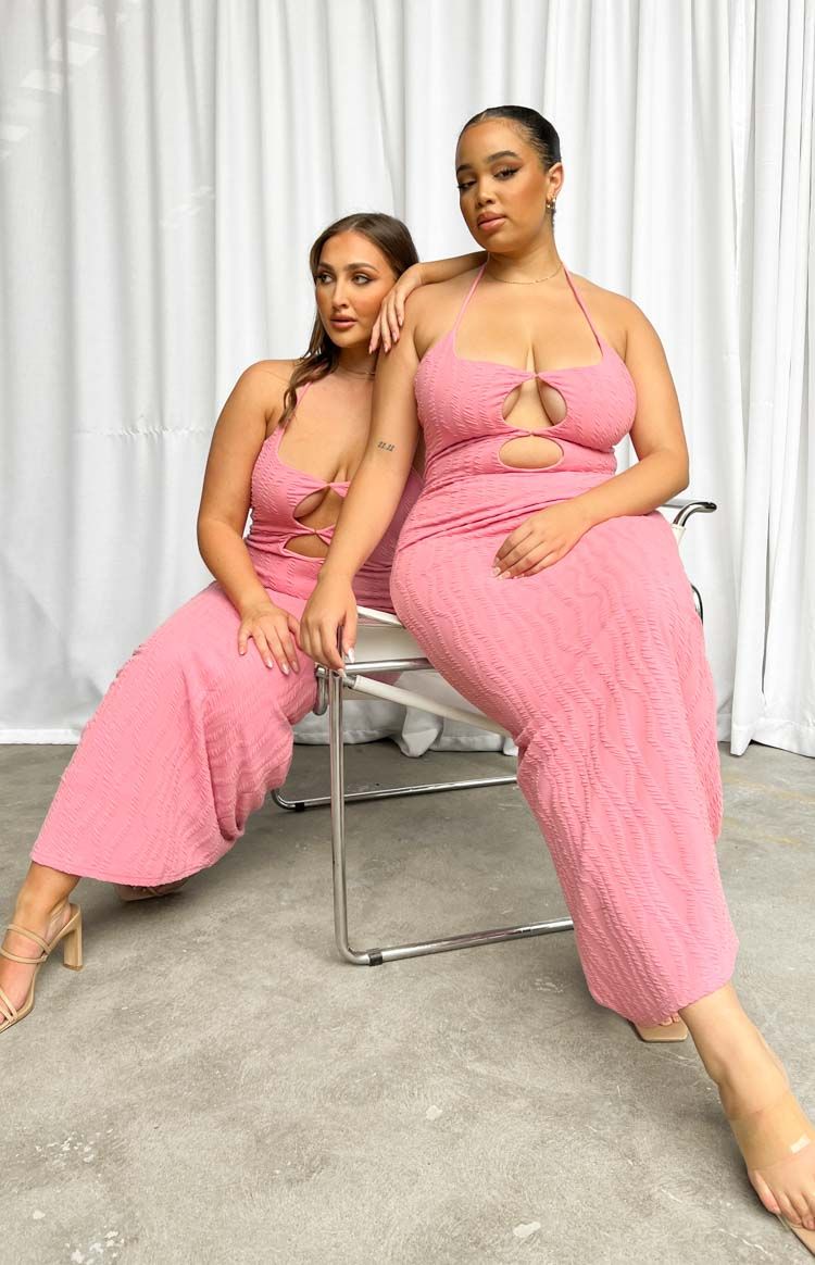 Mandy Pink Maxi Dress sold by Beginning Boutique product image thumbnail 3