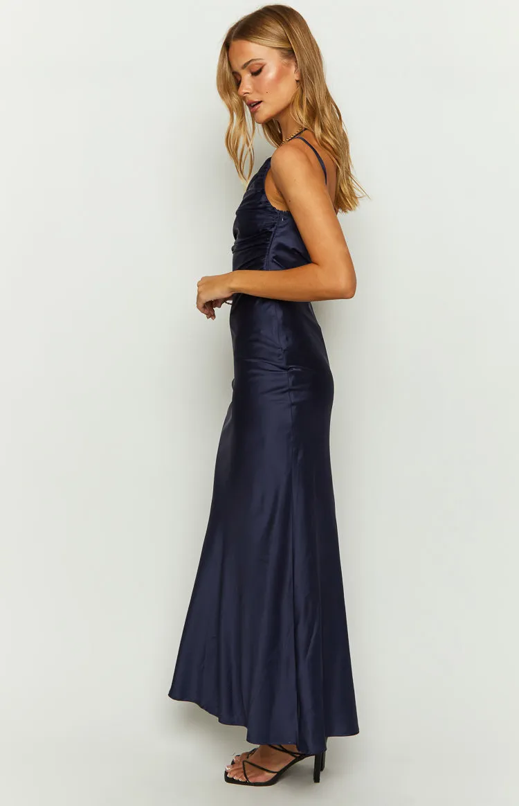 Tina Navy Formal Maxi Dress sold by Beginning Boutique product image thumbnail 4