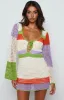 Donovan White Stripe Crochet Dress sold by Beginning Boutique