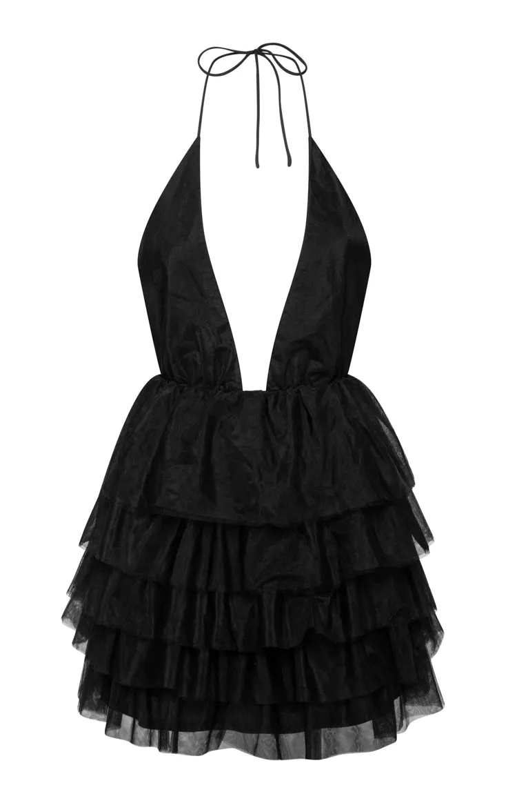 Party Favour Black Mini Dress sold by Beginning Boutique product image thumbnail 4