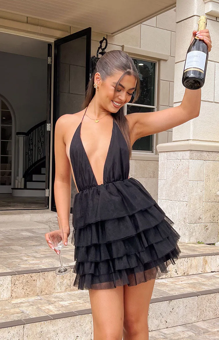 Party Favour Black Mini Dress sold by Beginning Boutique product image thumbnail 2