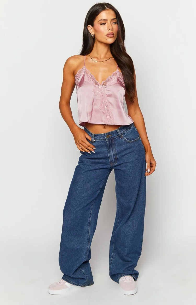 Tammy Pink Lace Cami Top sold by Beginning Boutique product image thumbnail 2