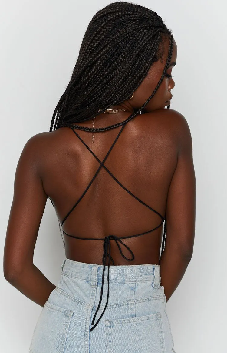 Lioness Born To Be Wild Crop Top Black sold by Beginning Boutique product image thumbnail 5