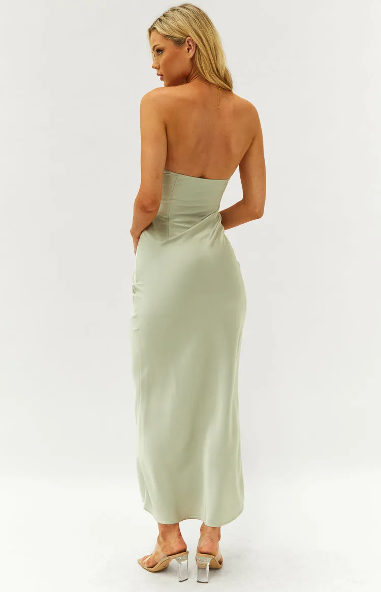 Kenna Sage Maxi Dress sold by Beginning Boutique product image thumbnail 5