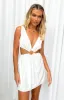 Heather White Mini Dress sold by Beginning Boutique
