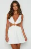Heather White Mini Dress sold by Beginning Boutique