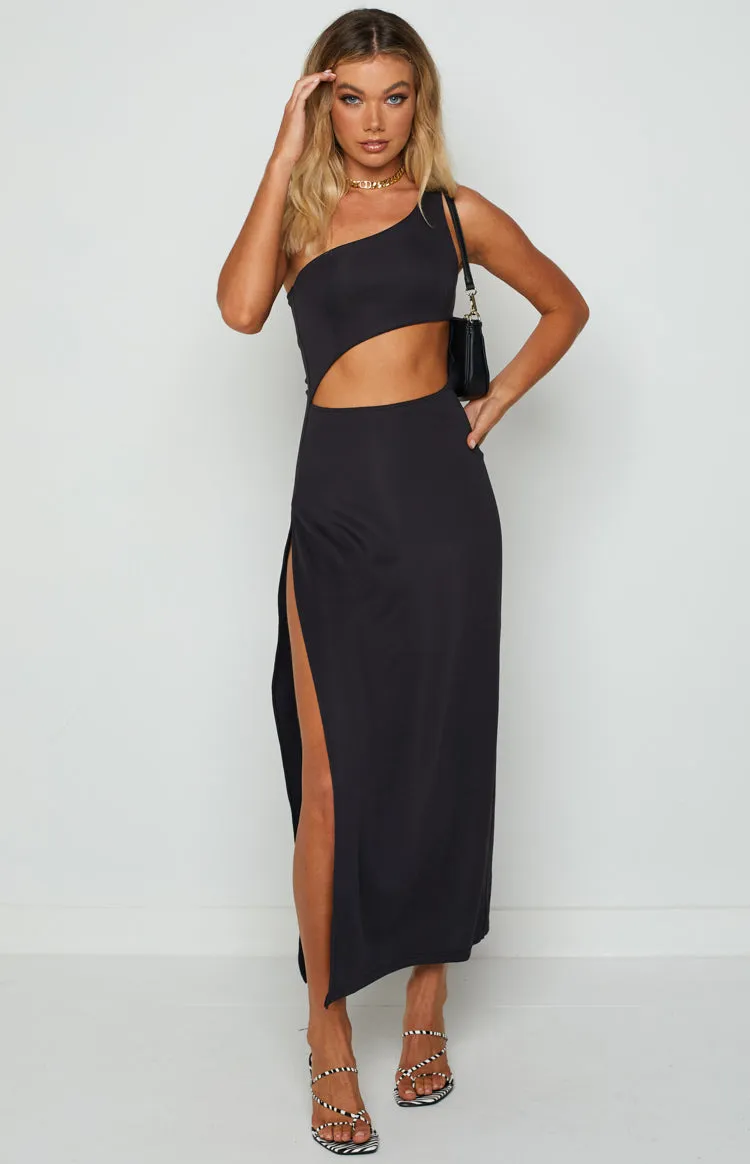 Simone Black Cut Out Maxi Dress sold by Beginning Boutique product image thumbnail 5