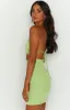 Zona Green Mini Dress sold by Beginning Boutique