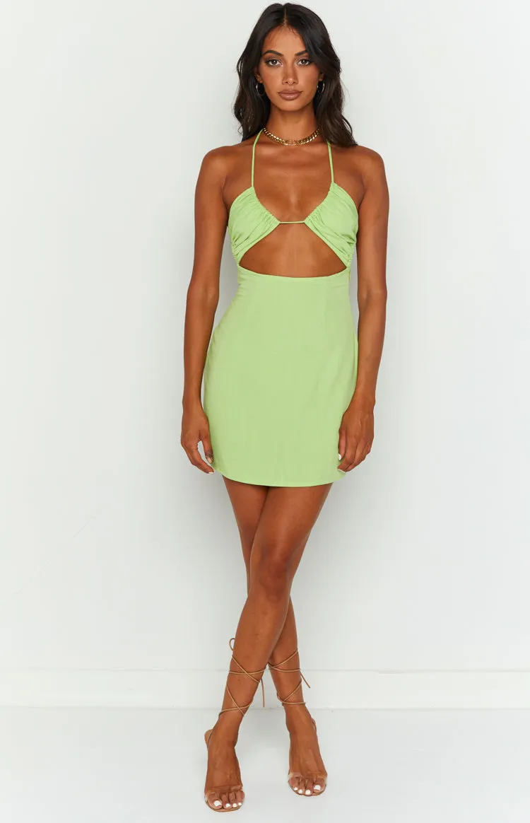 Zona Green Mini Dress sold by Beginning Boutique product image thumbnail 3