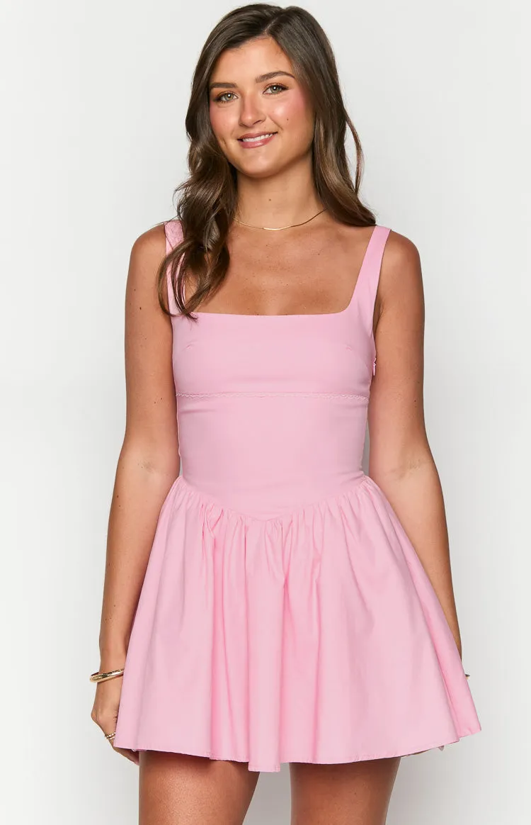 Travis Pink Mini Dress sold by Beginning Boutique product image thumbnail 2