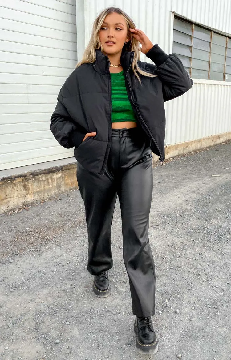 Remi Puffer Jacket Black sold by Beginning Boutique product image thumbnail 2