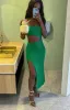 Harbour Green Midi Dress sold by Beginning Boutique