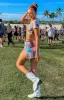 Ruel Multi Print Mesh Tee sold by Beginning Boutique