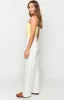 Cabo White Linen Blend Pants sold by Beginning Boutique