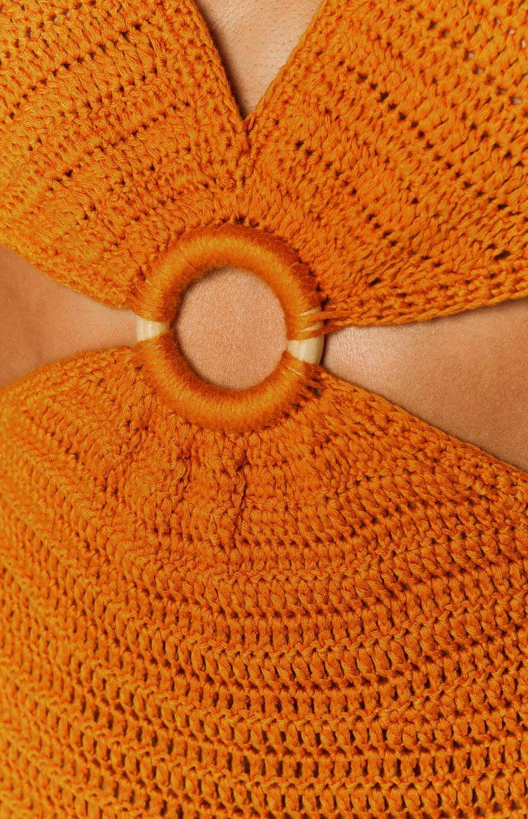 Cleo Crochet Dress Mustard sold by Beginning Boutique product image thumbnail 7