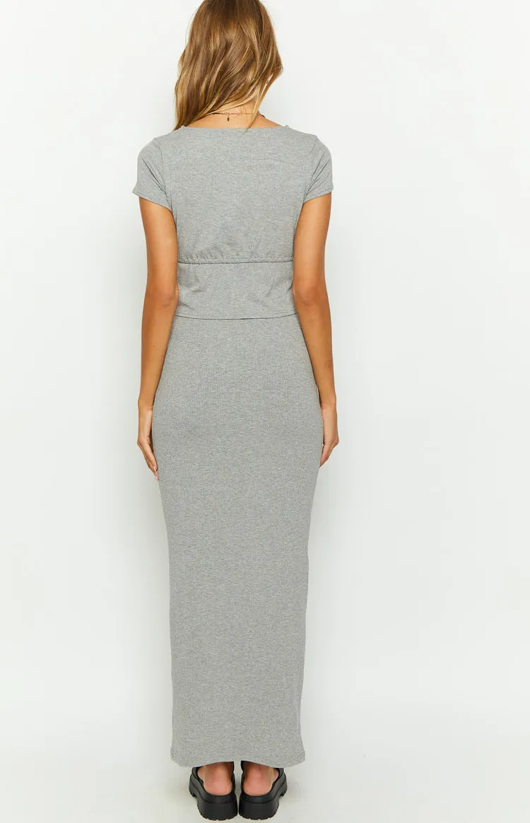 Kirra Grey Maxi Skirt sold by Beginning Boutique product image thumbnail 5