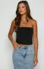 Sue Black Tube Top sold by Beginning Boutique