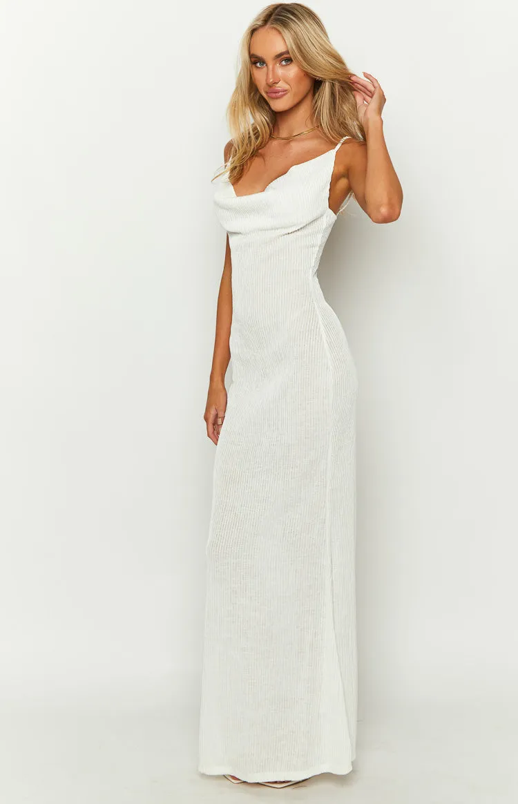 Raylee White Maxi Dress sold by Beginning Boutique product image thumbnail 3