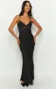 Hunta Black Maxi Dress sold by Beginning Boutique