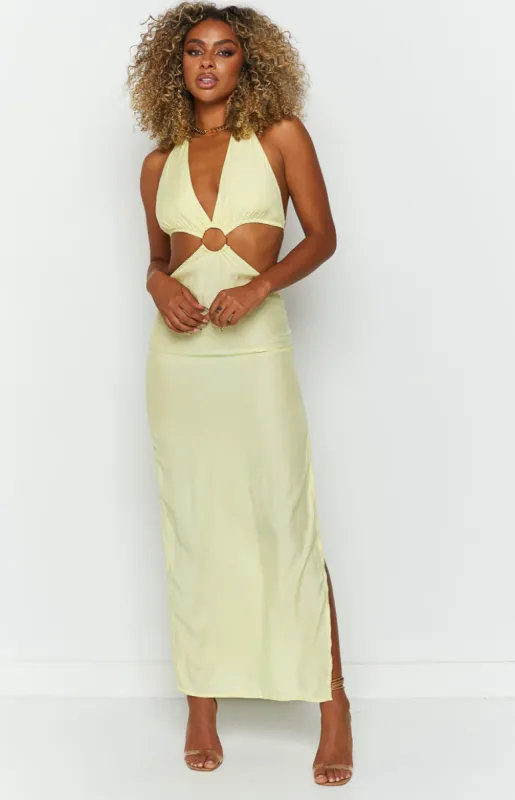 Impala Lemon Maxi Dress sold by Beginning Boutique