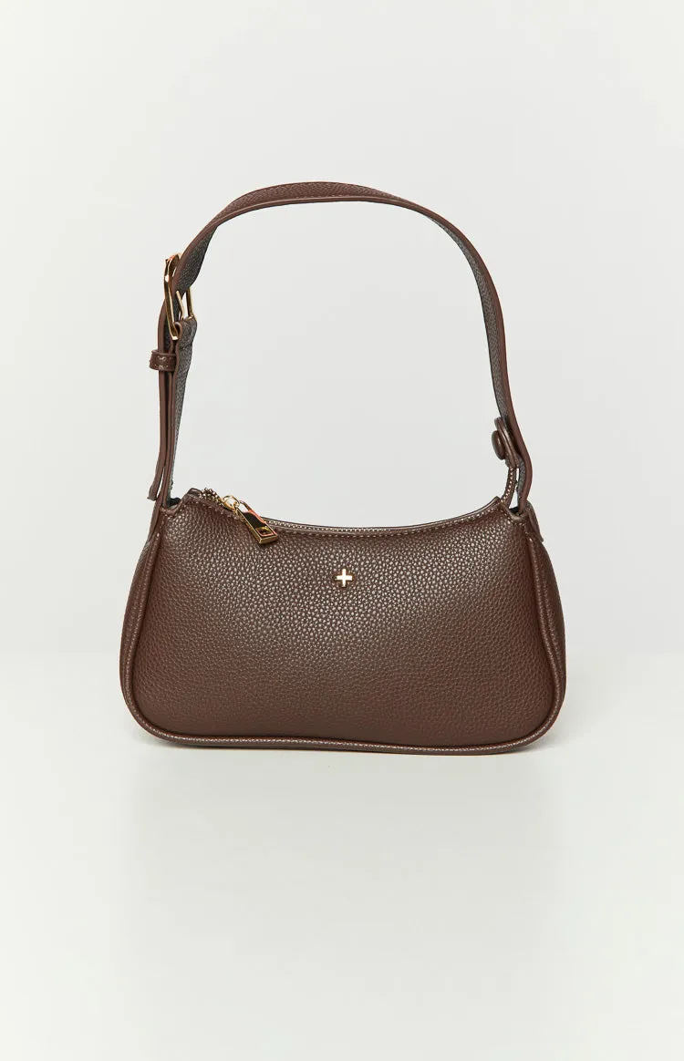 Peta & Jain Gabbi Chocolate Pebble Shoulder Bag sold by Beginning Boutique product image thumbnail 2