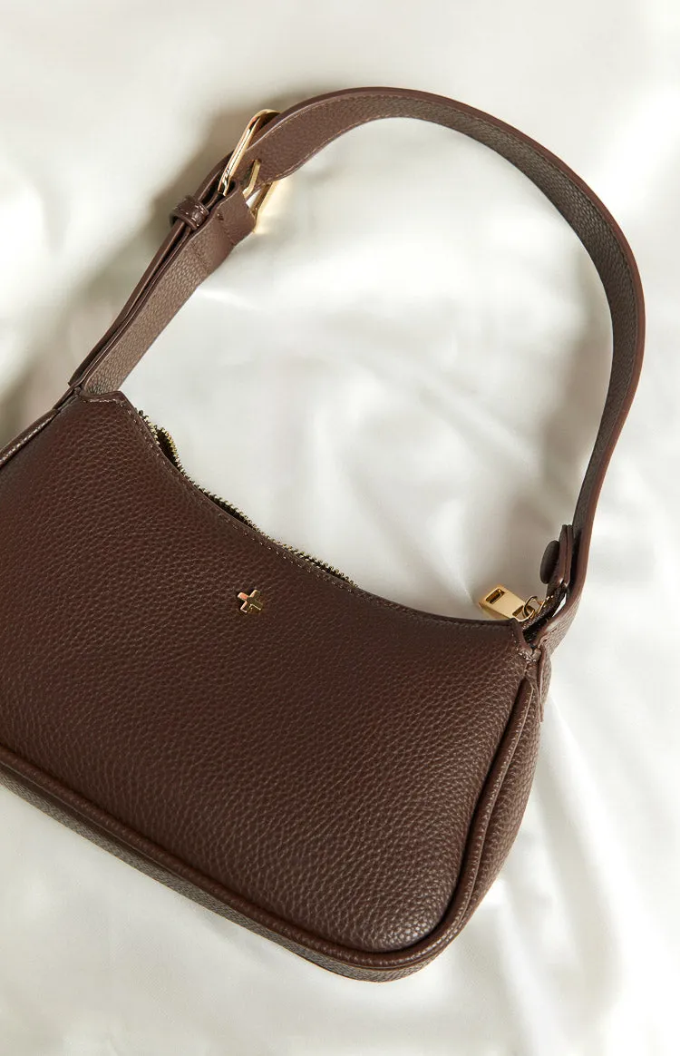 Peta & Jain Gabbi Chocolate Pebble Shoulder Bag sold by Beginning Boutique product image thumbnail 5