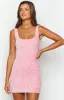 Charming Pink Sequin Mini Dress sold by Beginning Boutique