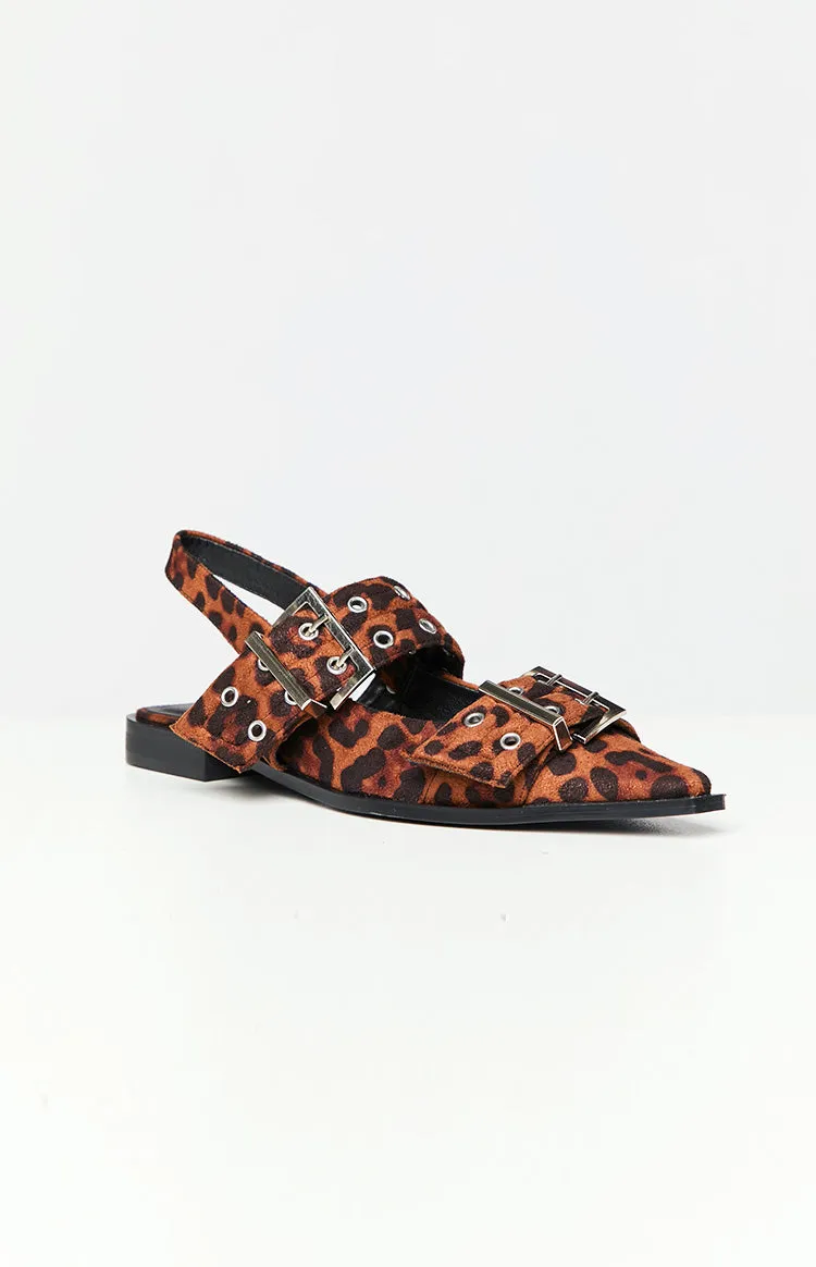 Therapy Matilda Leopard Print Pointed Flats sold by Beginning Boutique product image thumbnail 3