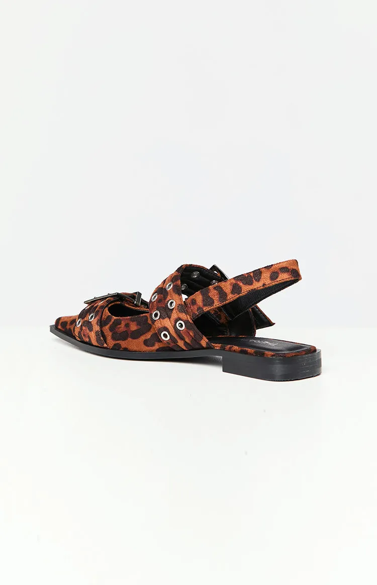 Therapy Matilda Leopard Print Pointed Flats sold by Beginning Boutique product image thumbnail 4