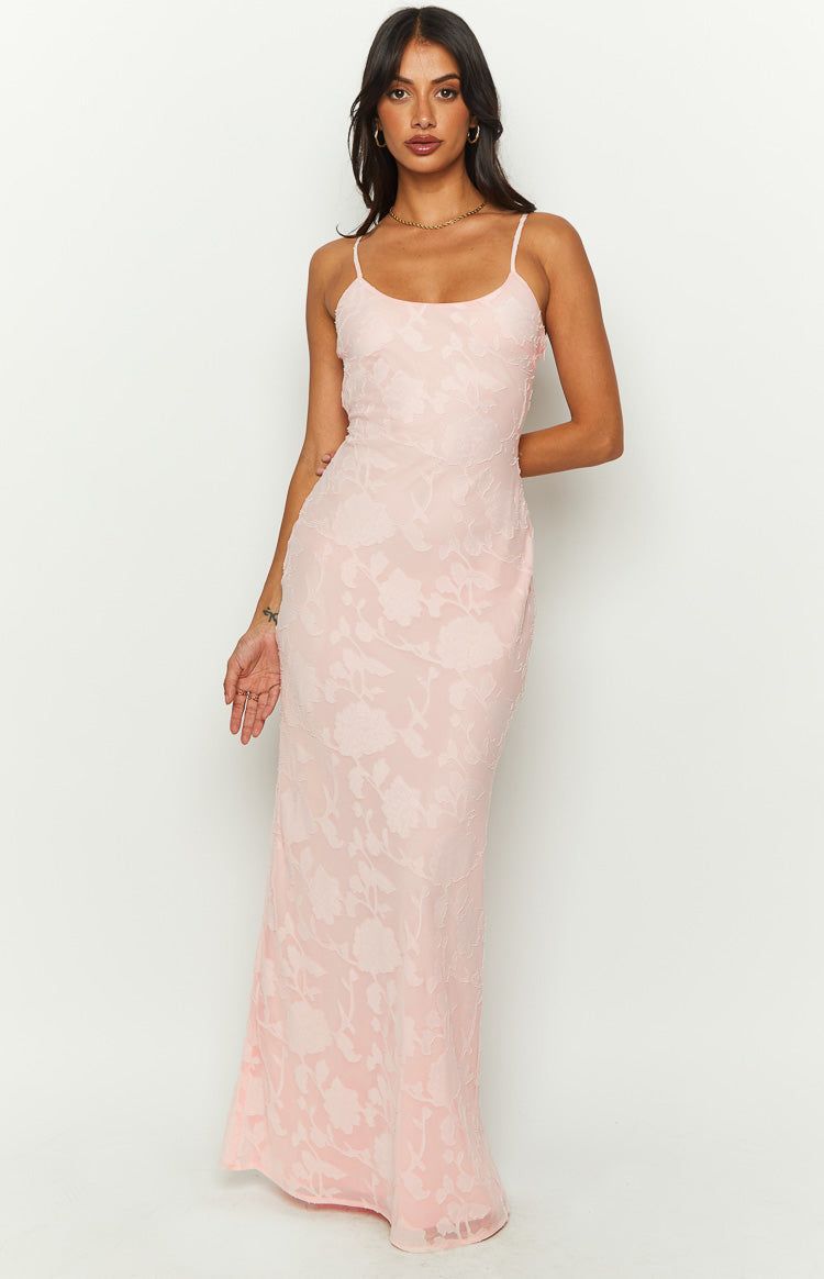 Renesmee Baby Pink Maxi Dress sold by Beginning Boutique product image thumbnail 3