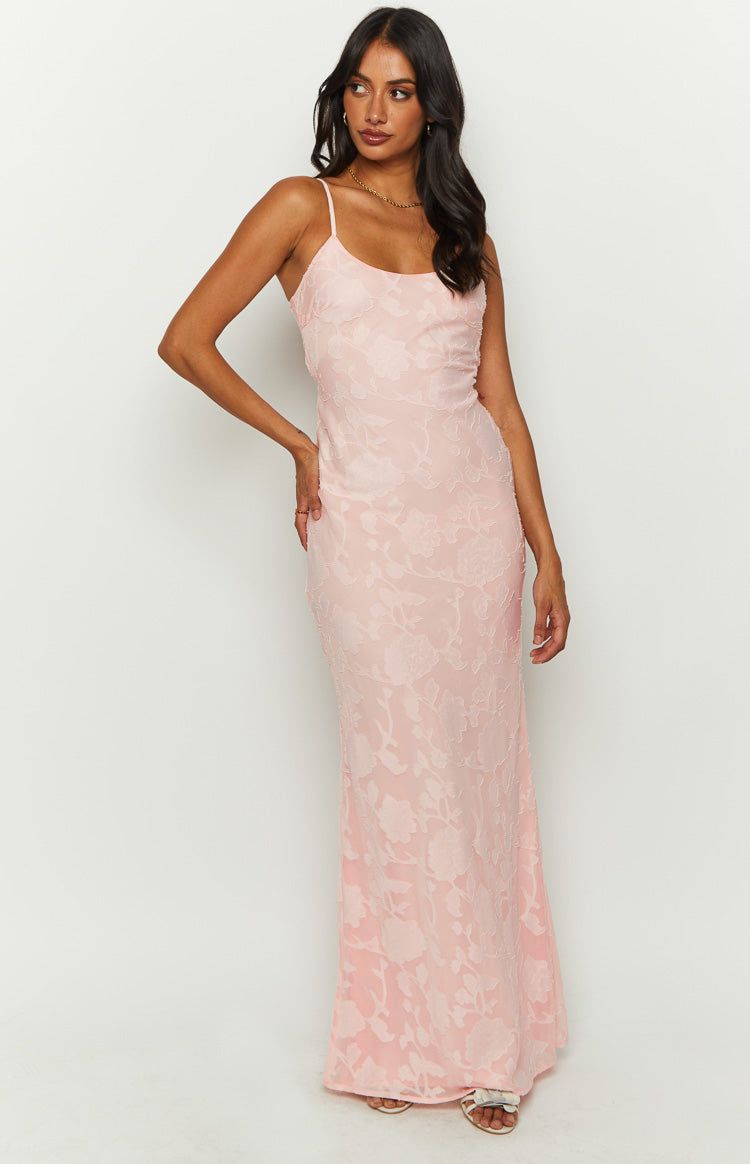 Renesmee Baby Pink Maxi Dress sold by Beginning Boutique product image thumbnail 2