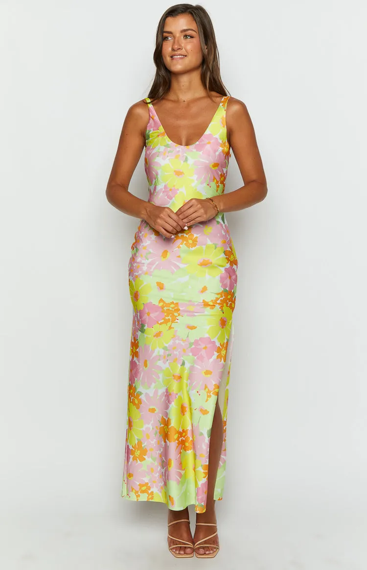 Jovie Yellow Floral Maxi Dress sold by Beginning Boutique product image thumbnail 3
