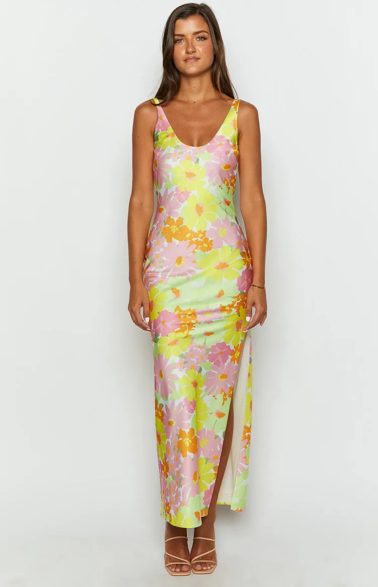 Jovie Yellow Floral Maxi Dress sold by Beginning Boutique product image thumbnail 2