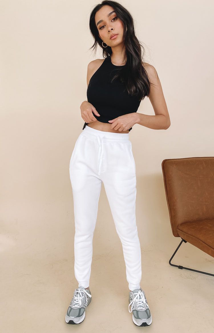 Sports Wear Track Pants White sold by Beginning Boutique product image thumbnail 3