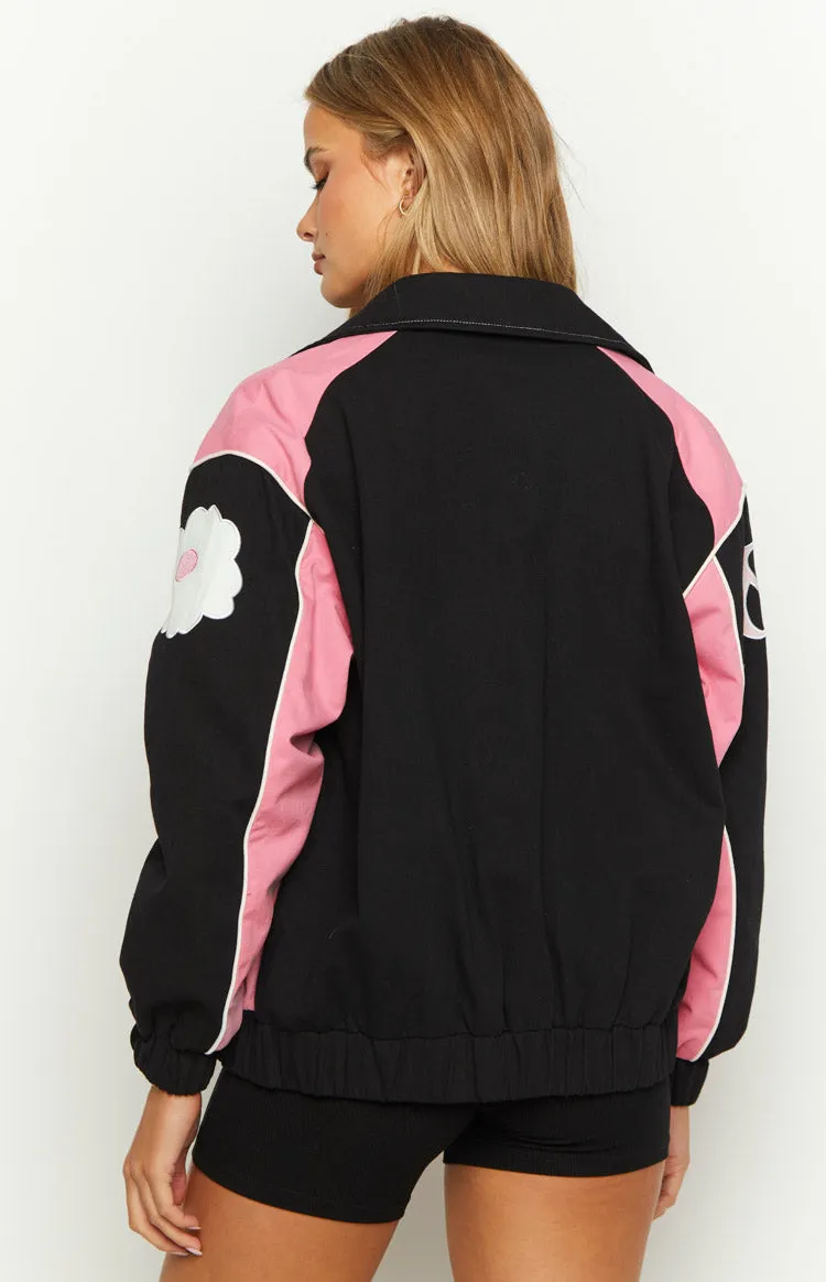 Beginning Pink Bomber Jacket sold by Beginning Boutique product image thumbnail 5