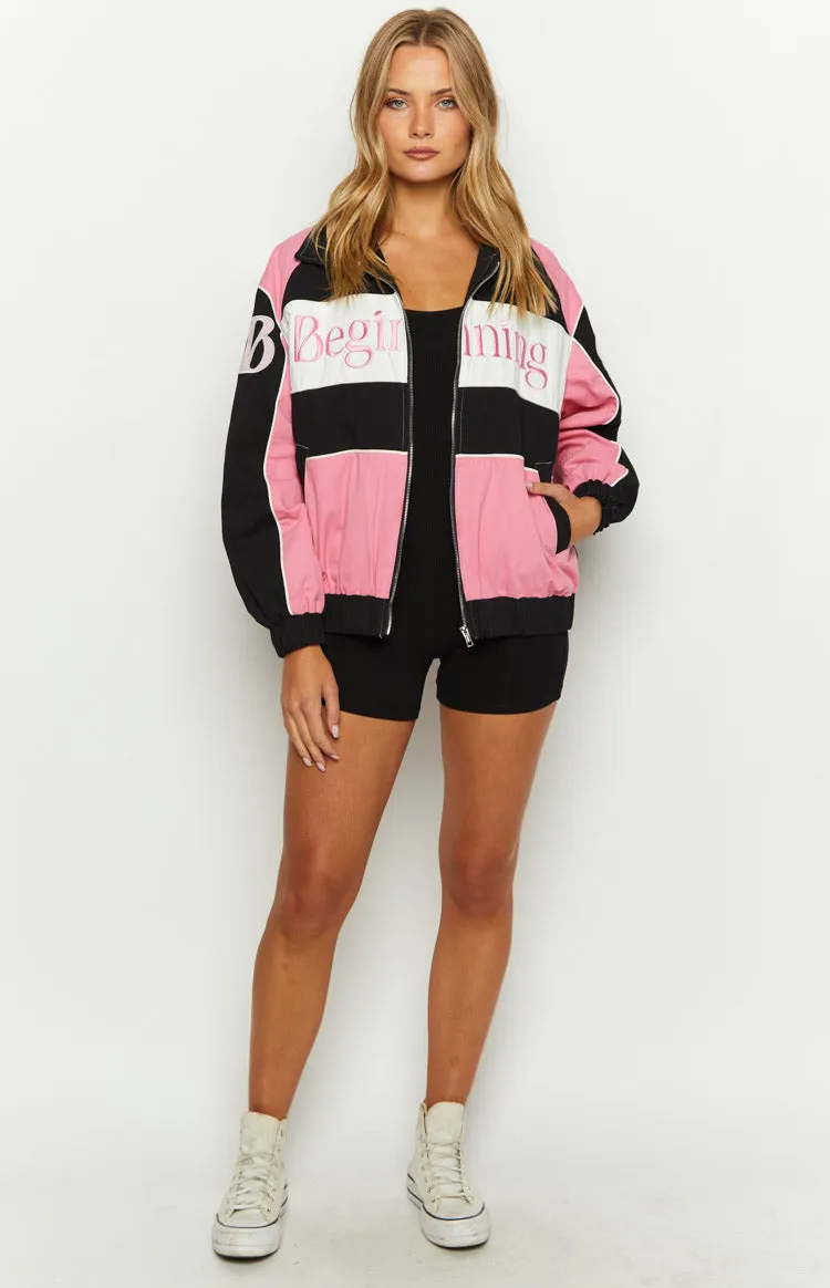 Beginning Pink Bomber Jacket sold by Beginning Boutique product image thumbnail 2