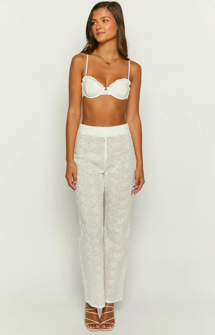 Ash White Tie Back Bra Top sold by Beginning Boutique product image thumbnail 4