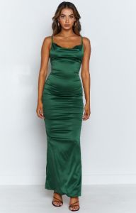 Kissing You Maxi Formal Dress Emerald sold by Beginning Boutique