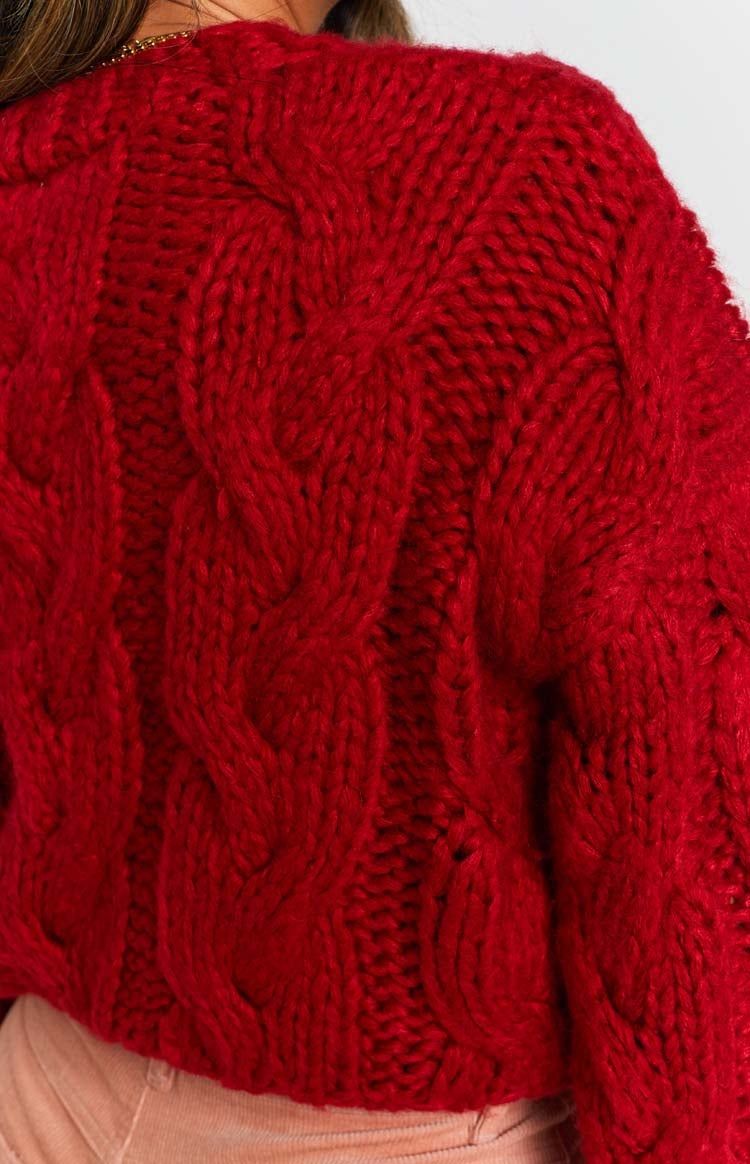 Canter Cropped Sweater Red sold by Beginning Boutique product image thumbnail 11