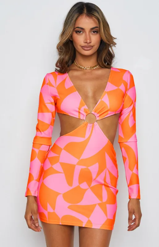 Heavenfaced Pink Mini Dress sold by Beginning Boutique