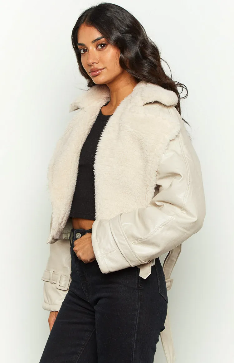 Lioness Off Duty Cream Jacket sold by Beginning Boutique product image thumbnail 5